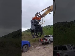 Уинг экскаватор граббер, костюм 5-10/11-16 тонн, четырехзубчатый держит древесину граббер