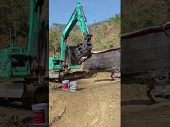 Уинг экскаватор граббер, костюм 5-10/11-16 тонн, четырехзубчатый держит древесину граббер